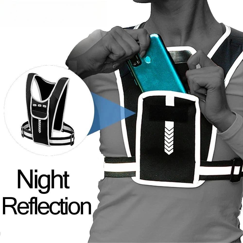 Running Gear Train - Gilet da Corsa Porta Telefono per