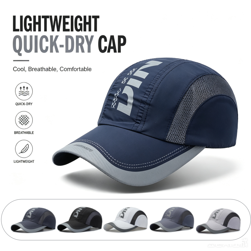 Running Cap Mesh - Cappellino Sportivo ad Asciugatura Rapida per