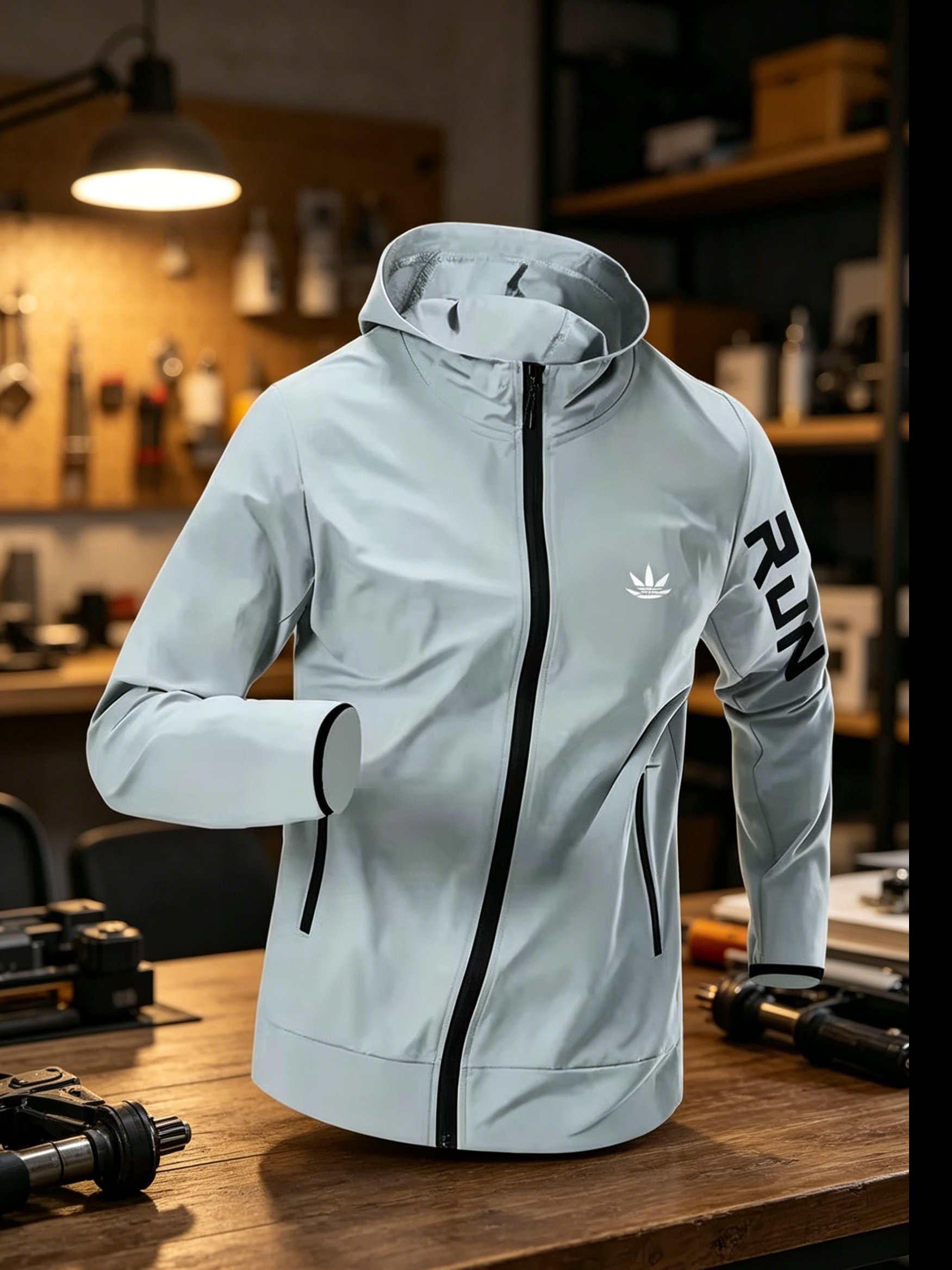 Giacca a Vento con Cappuccio d - Running Gear Jacket recensione e prezzo